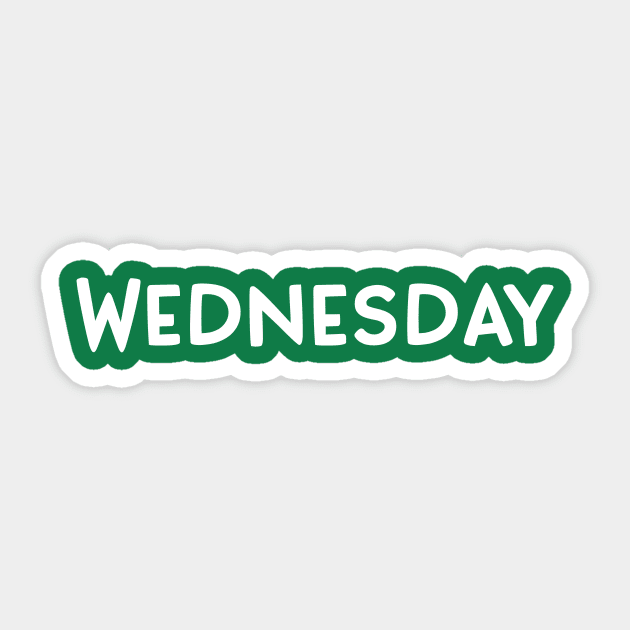 Wednesday Sticker by Zingerydo